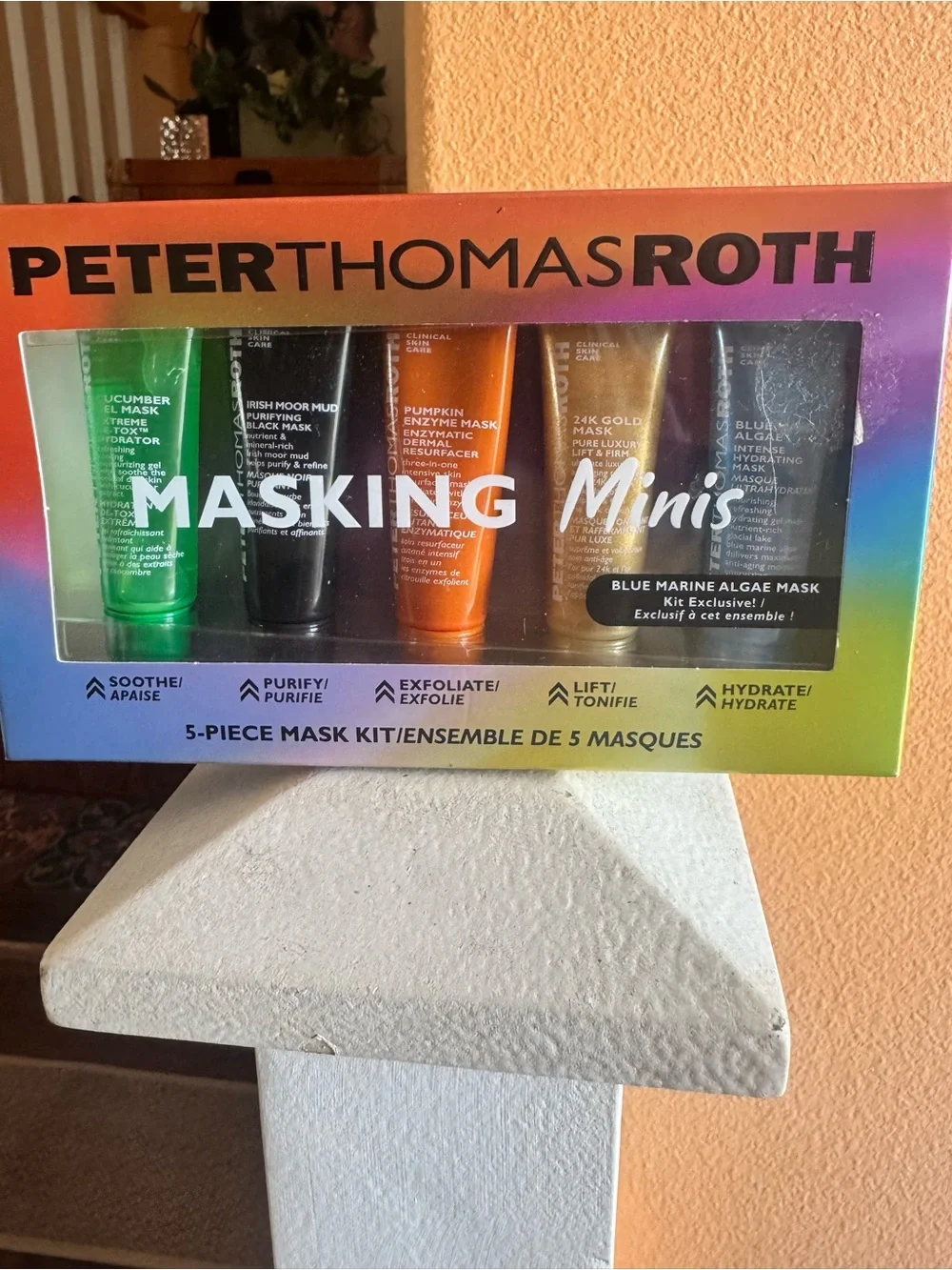 Peter Thomas Roth Masking Minis 5-Piece Kit - Green, Black, Orange, Gold, Blue